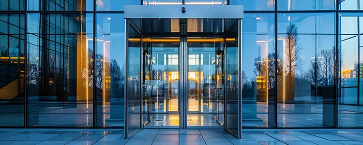 Automatic door installation